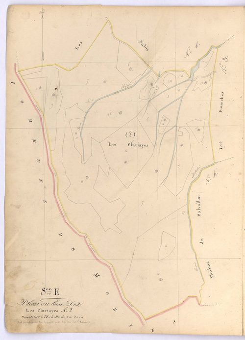 SAINT-ANDRE-LES-ALPES - Section E, les Clauviayes.