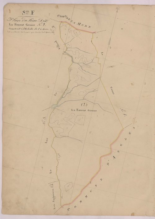 SAINT-ANDRE-LES-ALPES - Section F, La Fouent Grosse.