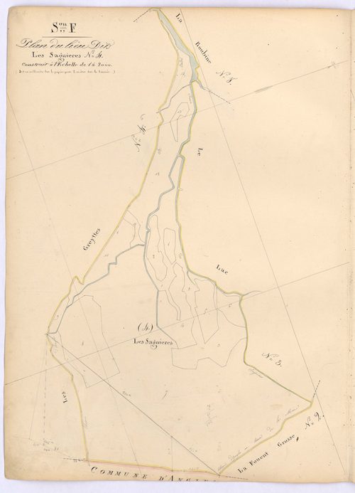 SAINT-ANDRE-LES-ALPES - Section F, les Sagnières.