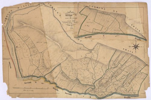 SAINT-BENOIT - Section A, Plan du Coulomp.