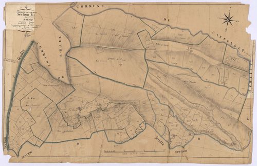 SAINT-BENOIT - Section B, Plan du Coulomp.