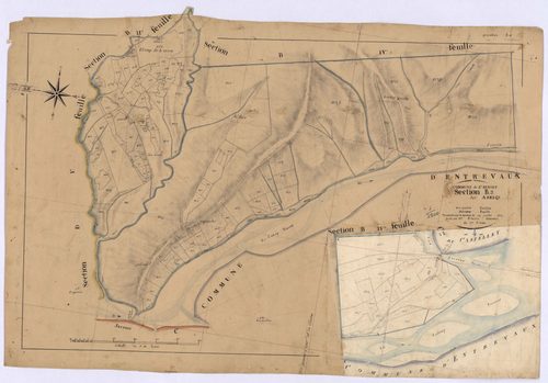 SAINT-BENOIT - Section B, Plan du Coulomp.