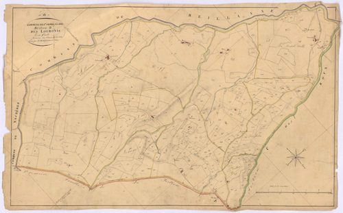 SAINTE-CROIX-A-LAUZE - Section B, Louronis.