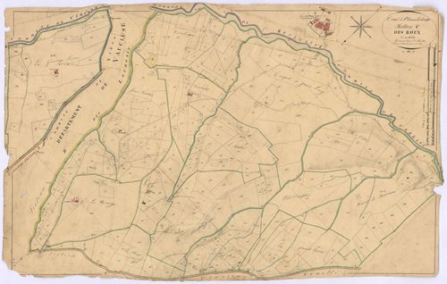 SAINTE-CROIX-A-LAUZE - Section C, Roux.