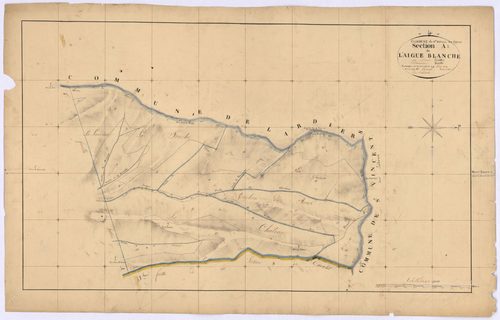 SAINT-ETIENNE-LES-ORGUES - Section A, Laigue-Blanche.