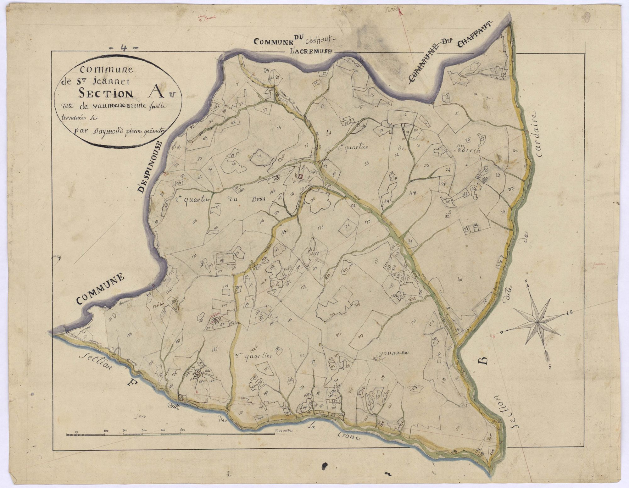 SAINT-JEANNET - Section A, Vaumene.