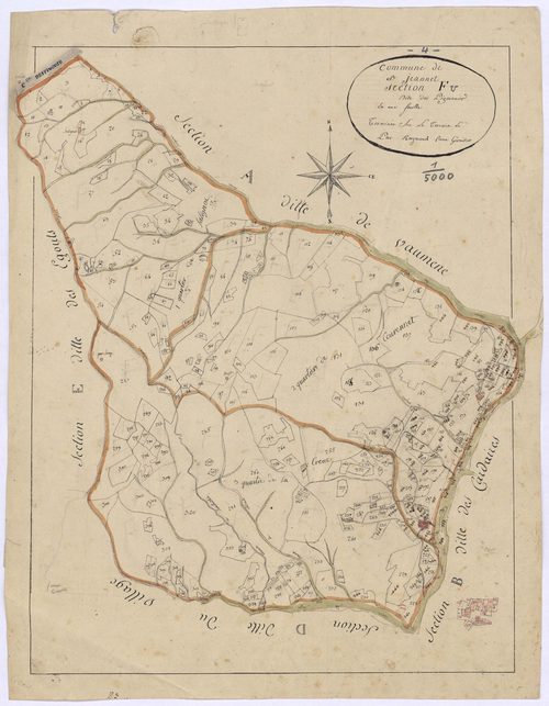 SAINT-JEANNET - Section F, le Pigeonnier.