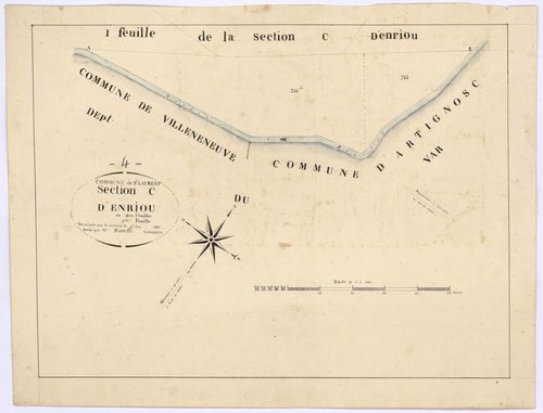 SAINT-LAURENT-DU-VERDON - Section C, Enriou.