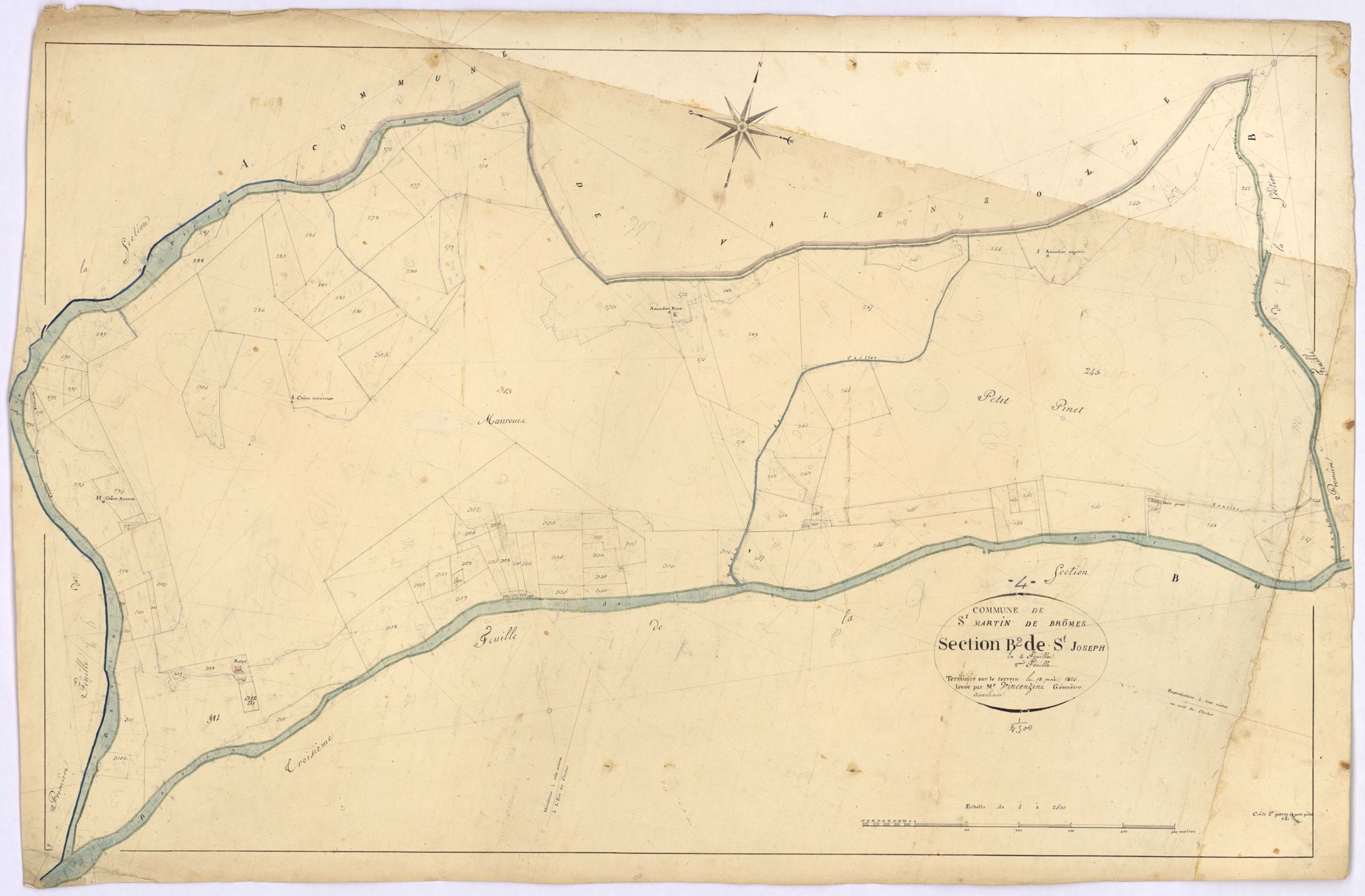 SAINT-MARTIN-DE-BROMES - Section B, Saint-Joseph.