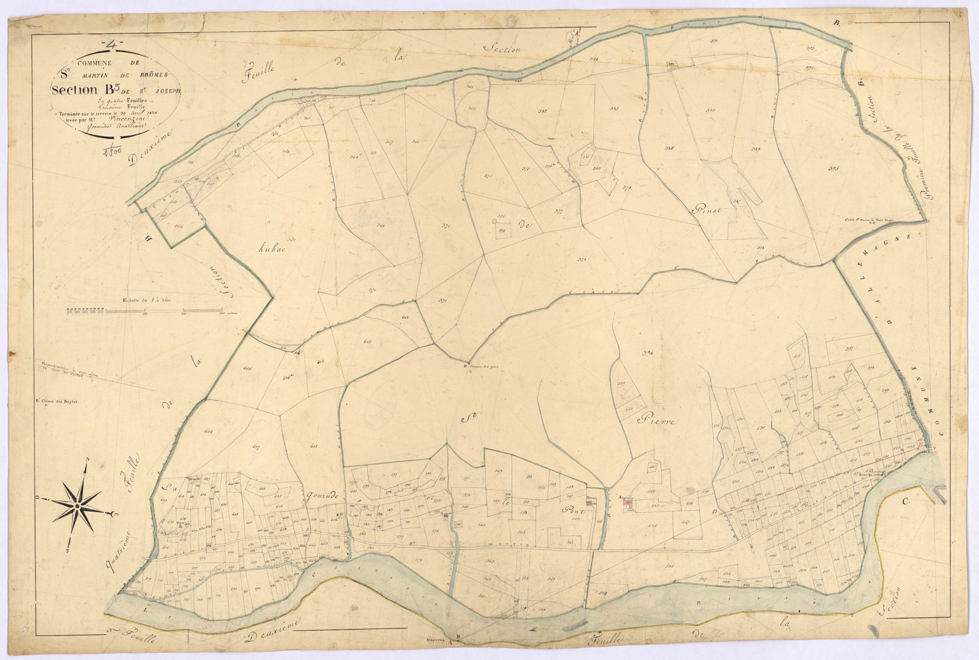SAINT-MARTIN-DE-BROMES - Section B, Saint-Joseph.