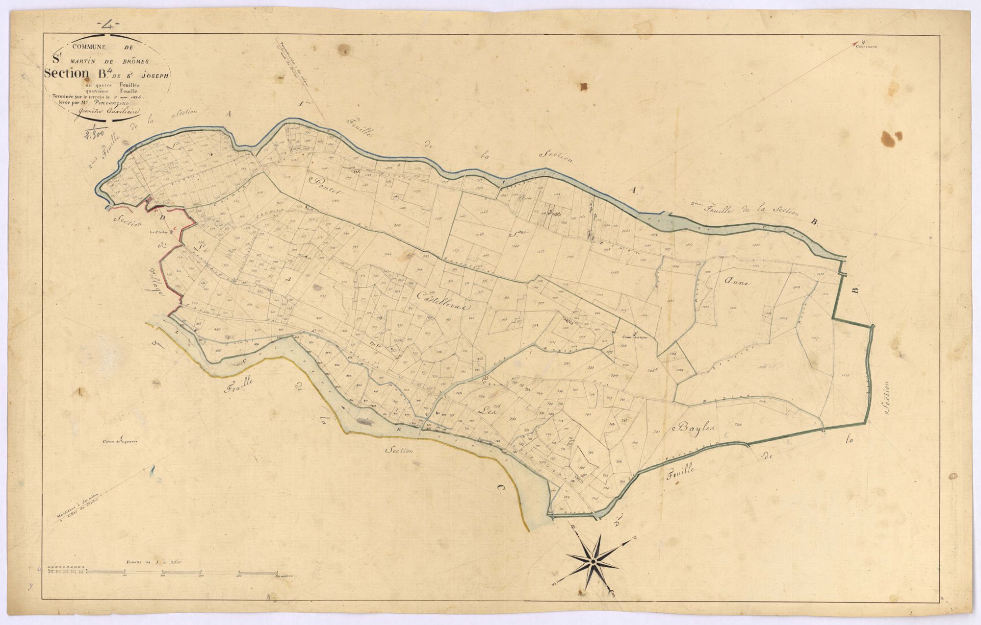 SAINT-MARTIN-DE-BROMES - Section B, Saint-Joseph.