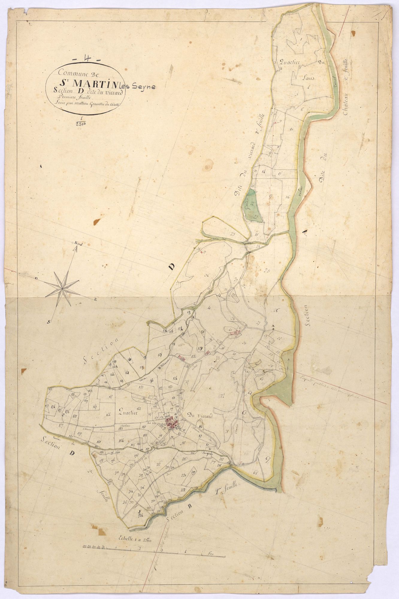 SAINT-MARTIN-LES-SEYNE - Section D, le Vierard.