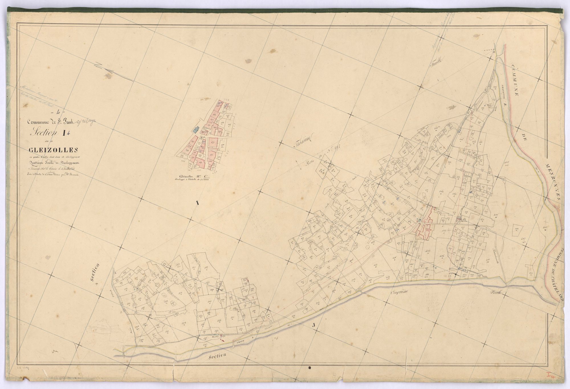 SAINT-PAUL-SUR-UBAYE - Section I, dite des Gleizolles.