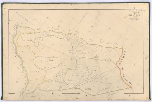 SAINT-PAUL-SUR-UBAYE - Section H, Mirandol.