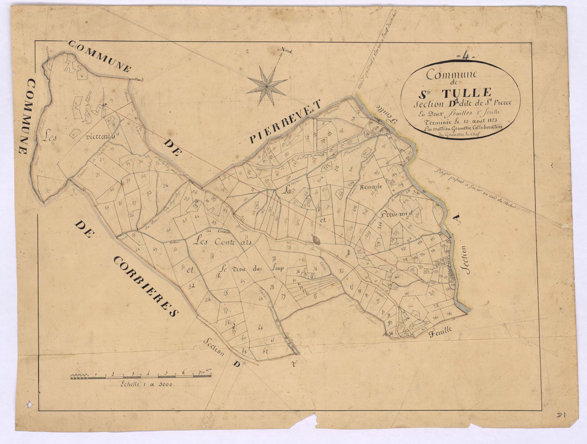 SAINTE-TULLE - Section D, Saint-Pierre.