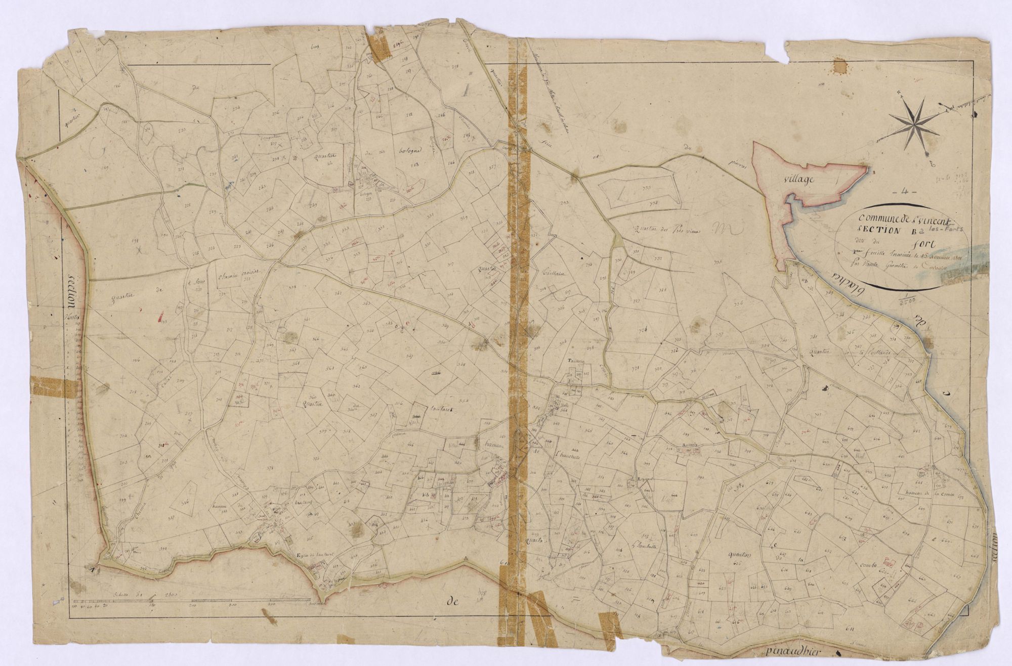 SAINT-VINCENT-LES-FORTS - Section B, le Fort.
