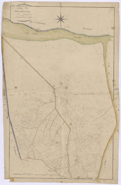 SAINT-VINCENT-LES-FORTS - Section A, Pinaud'Hier.