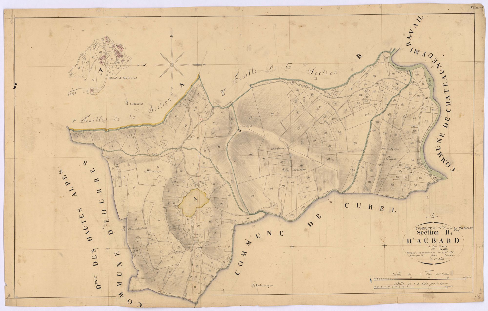 SAINT-VINCENT-SUR-JABRON - Section B, Aubard.