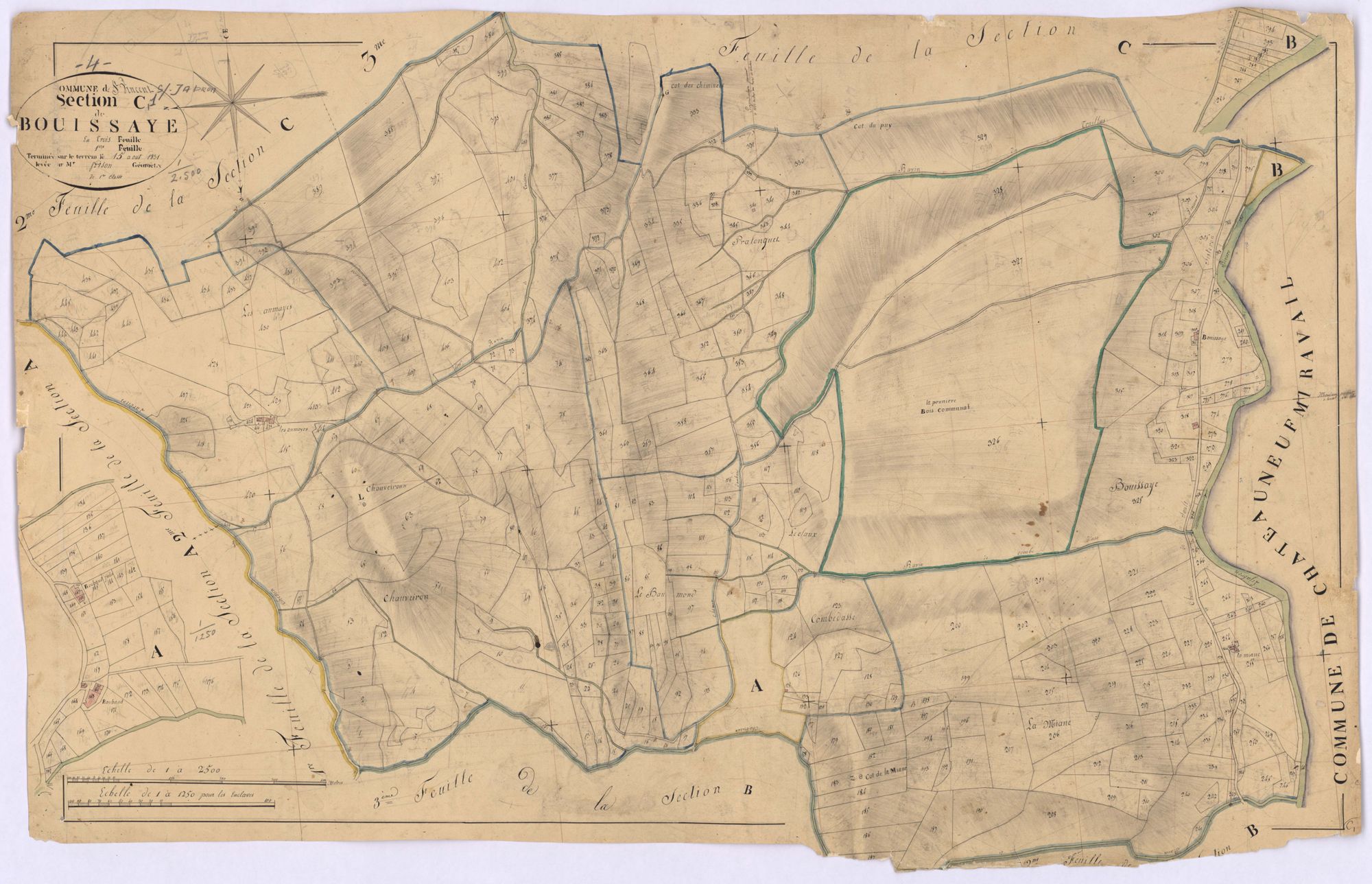 SAINT-VINCENT-SUR-JABRON - Section C, Bouissaye.
