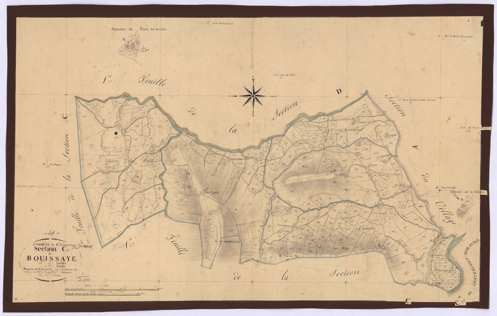 SAINT-VINCENT-SUR-JABRON - Section C, Bouissaye.