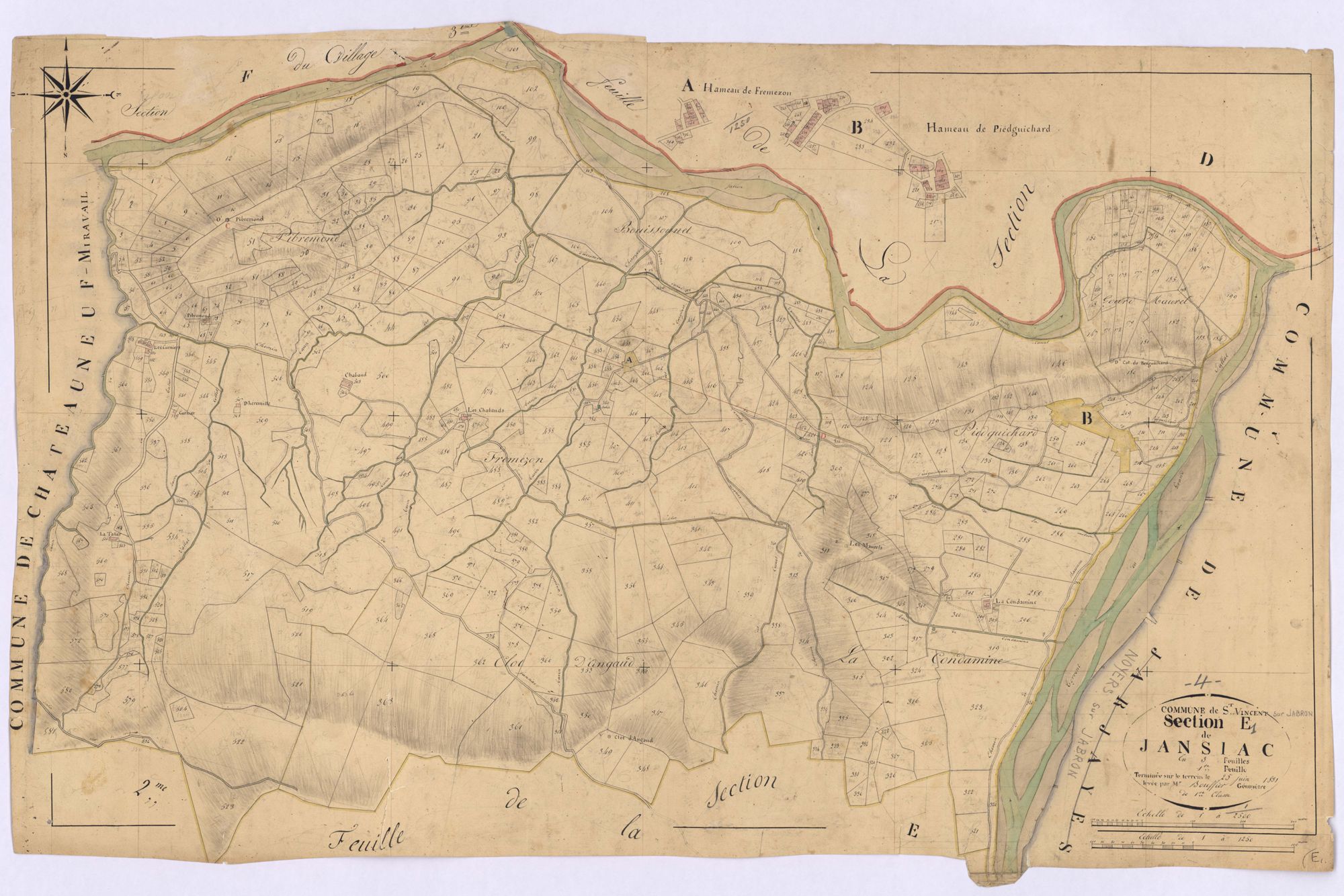 SAINT-VINCENT-SUR-JABRON - Section E, Jansiac.