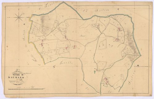SAINT-VINCENT-SUR-JABRON - Section B, Aubard.