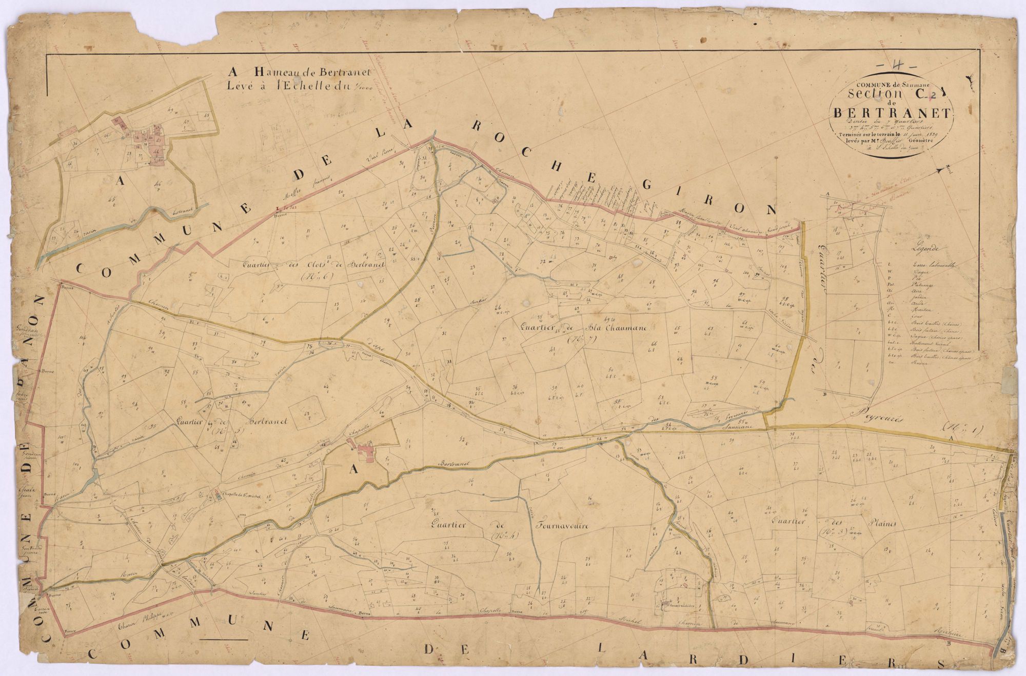 SAUMANE - Section C, Bertranet.