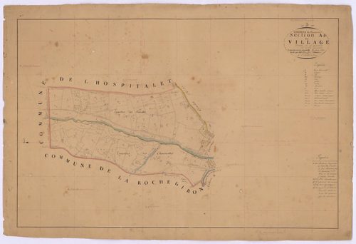 SAUMANE - Section A, le Village.