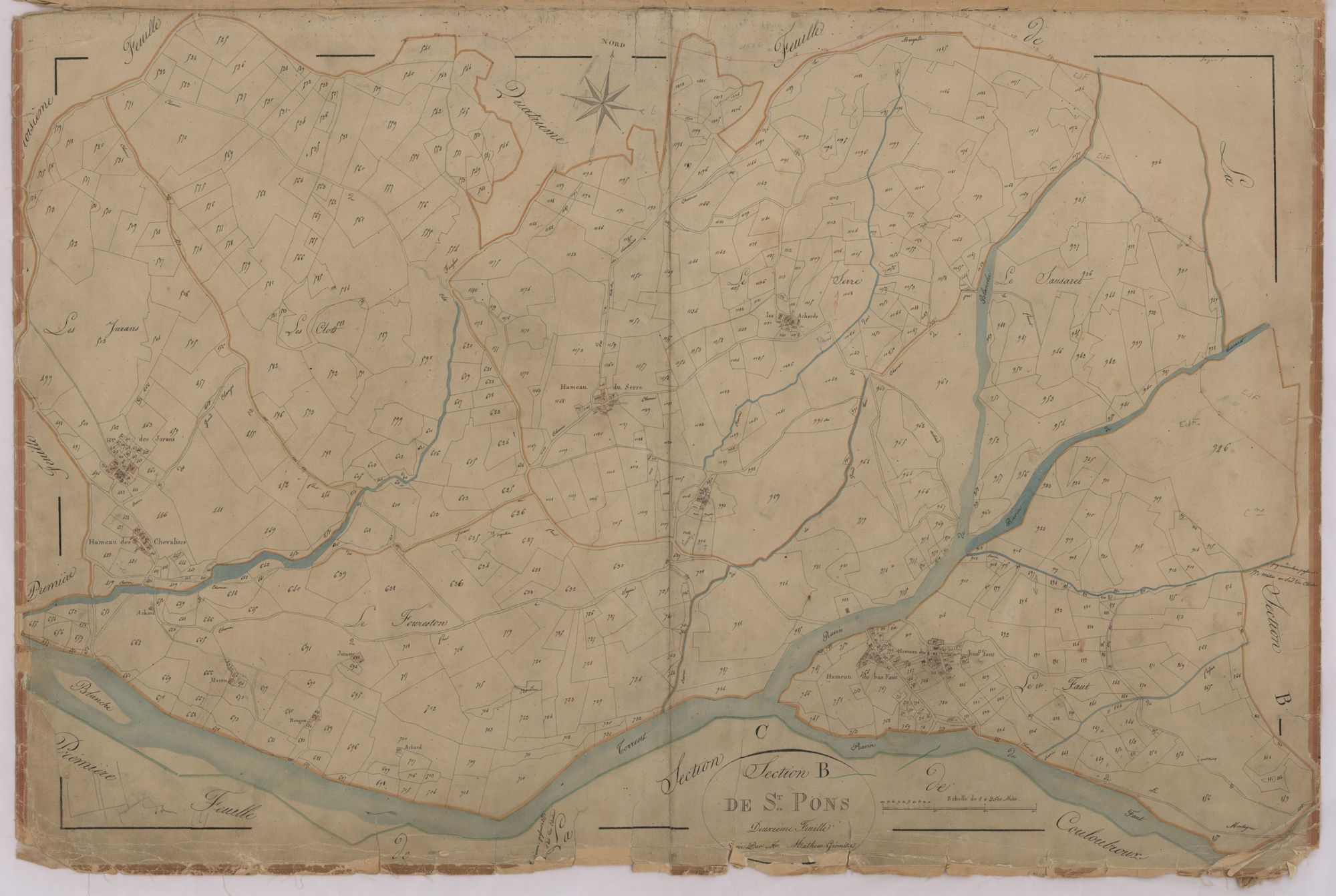 SEYNE - Section B, Saint-Pons.