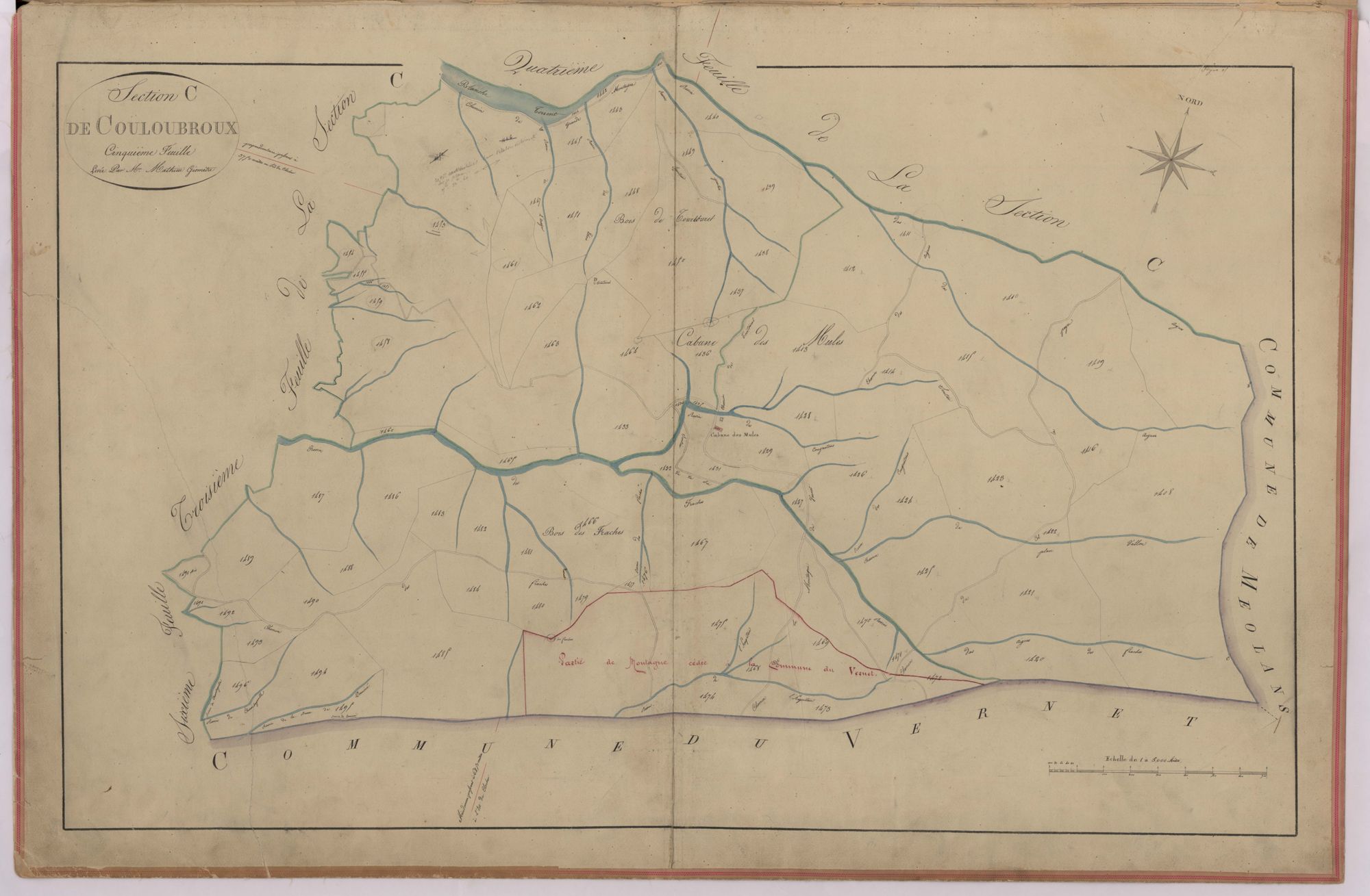 SEYNE - Section C, Couloubrous.