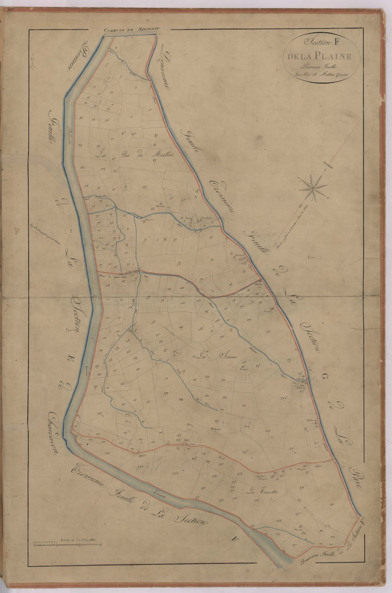 SEYNE - Section F, Plaine.