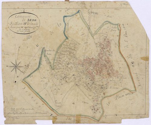 SEYNE - Section H, la Ville.