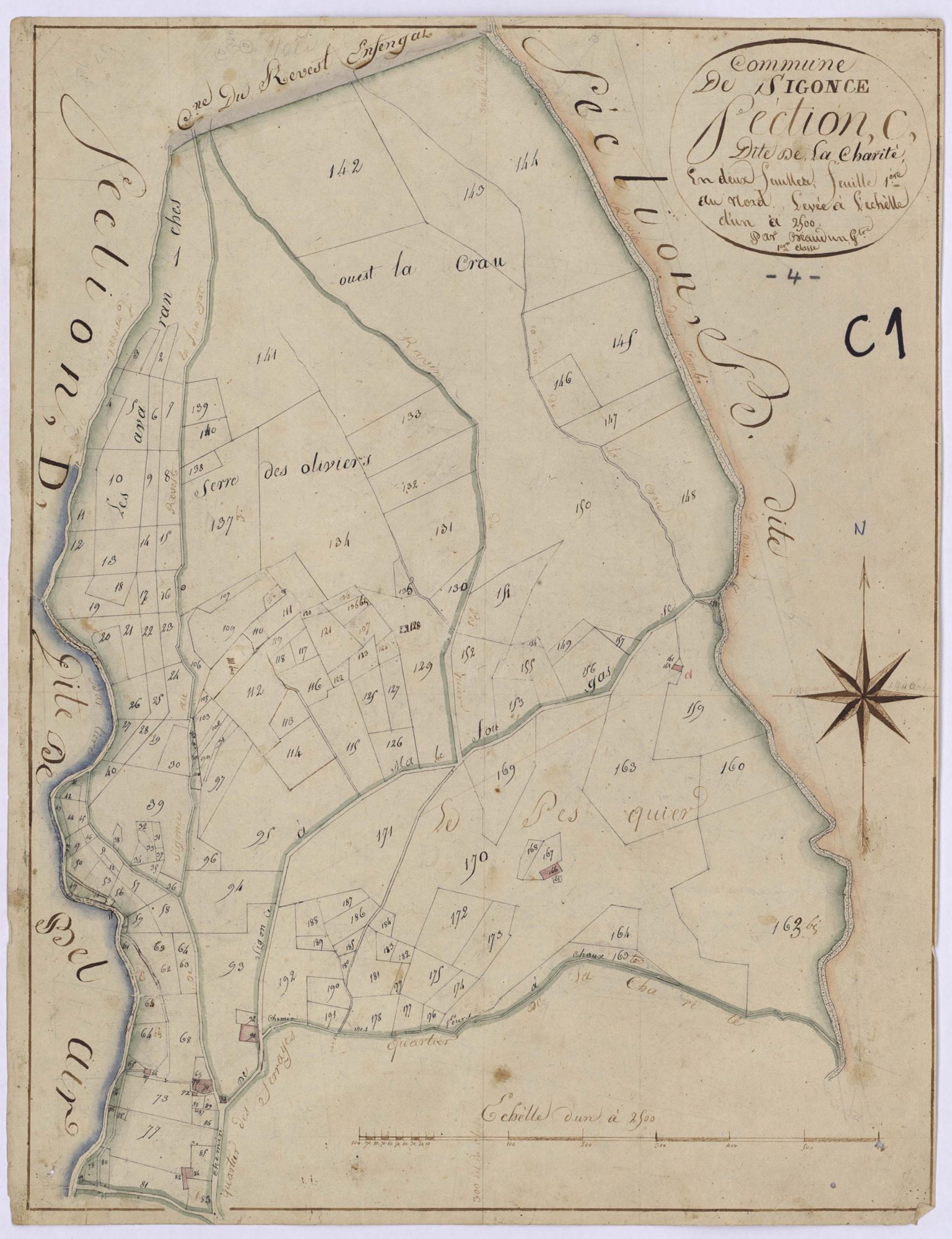 SIGONCE - Section C, la Charité.