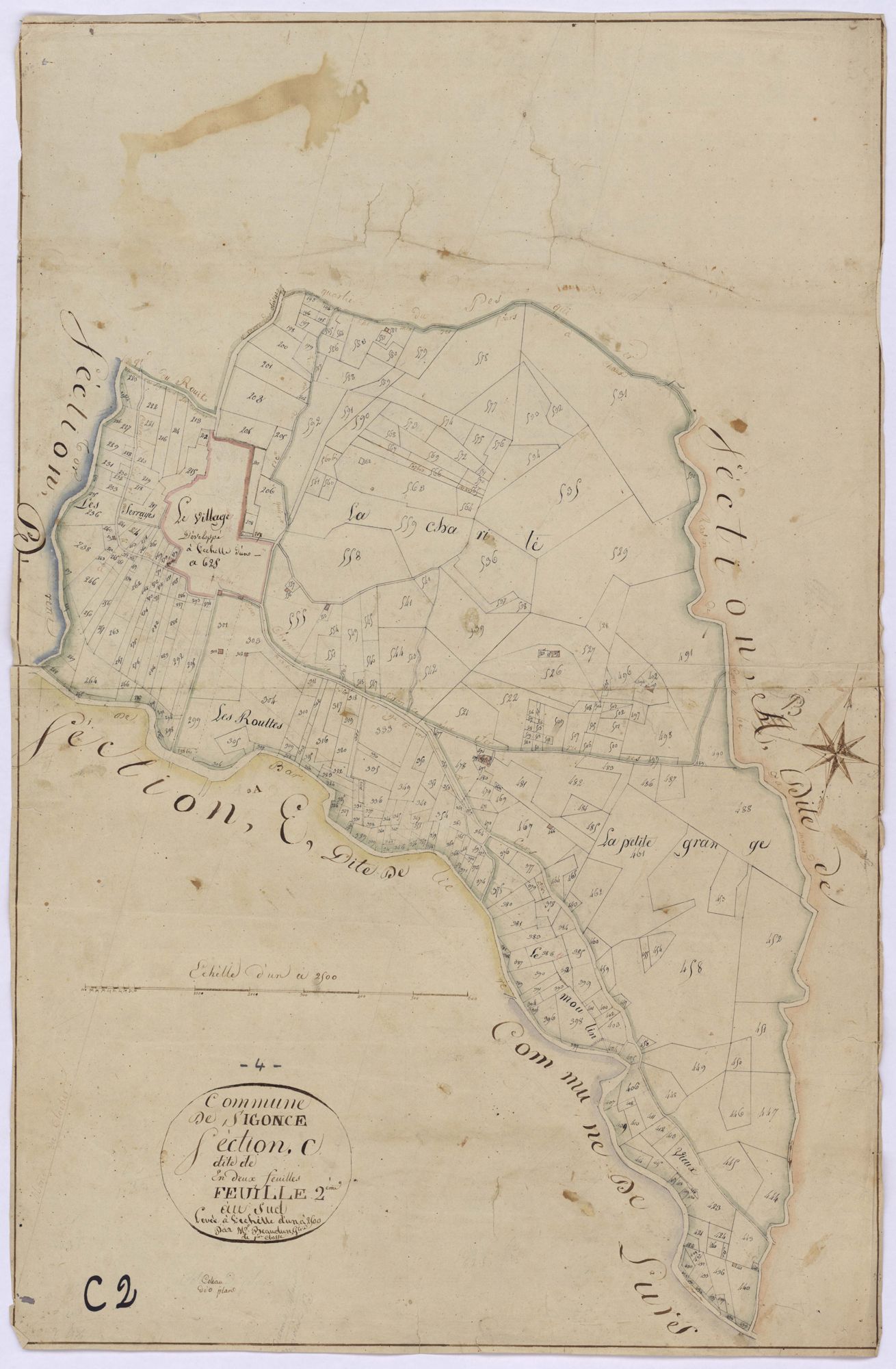 SIGONCE - Section C, la Charité.