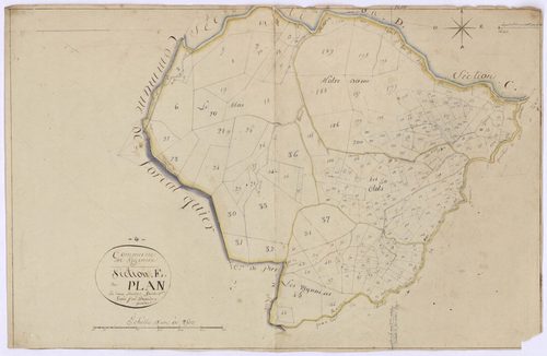 SIGONCE - Section E, le Plan.