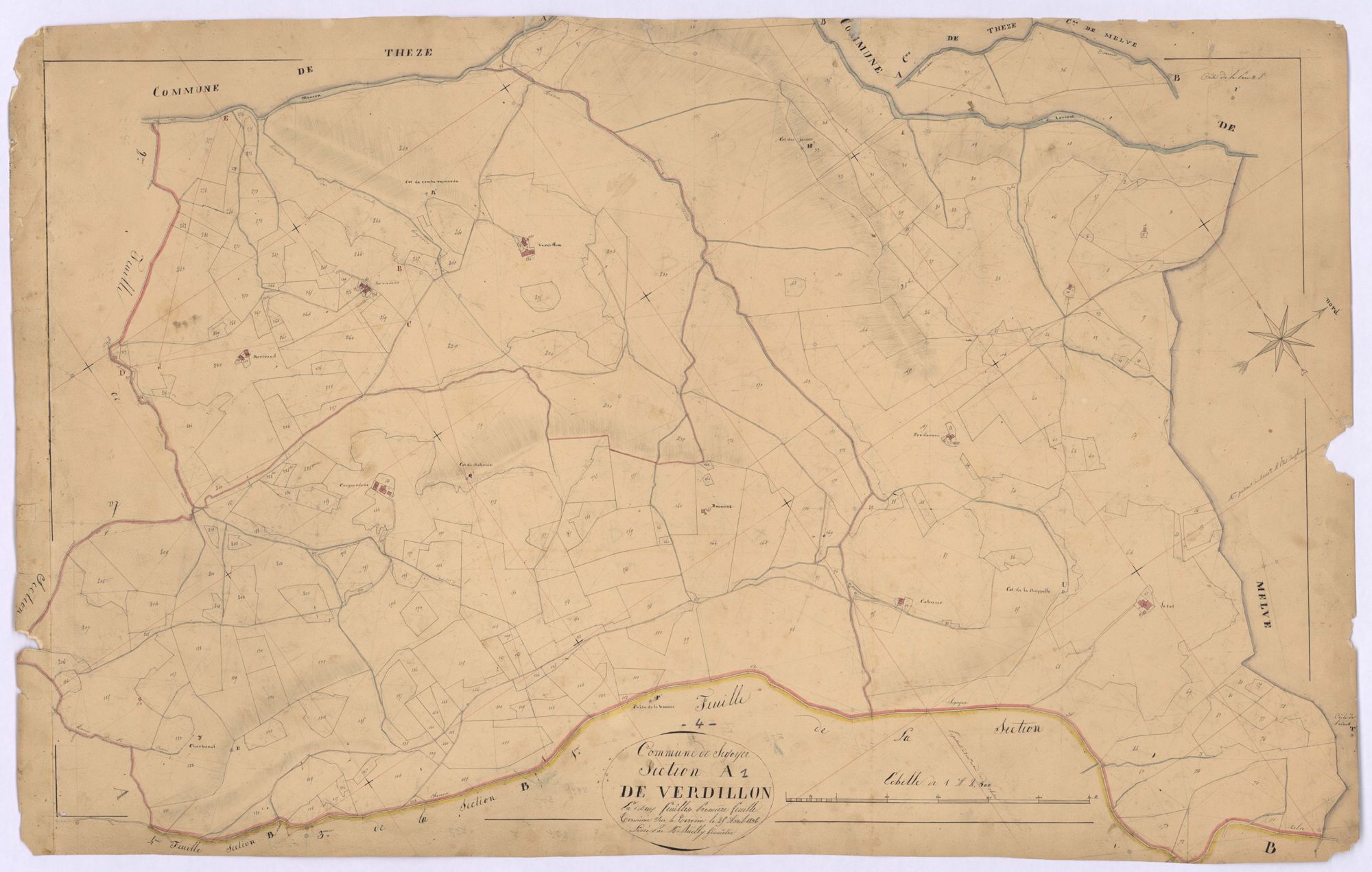 SIGOYER - Section A, le Verdillon.