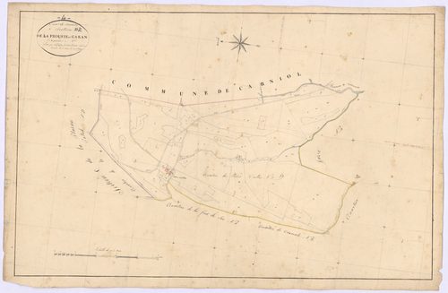 SIMIANE - Section D, Frouste et Garran.