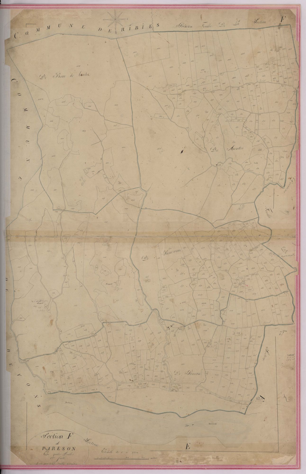 SISTERON - Section F, Pareson.