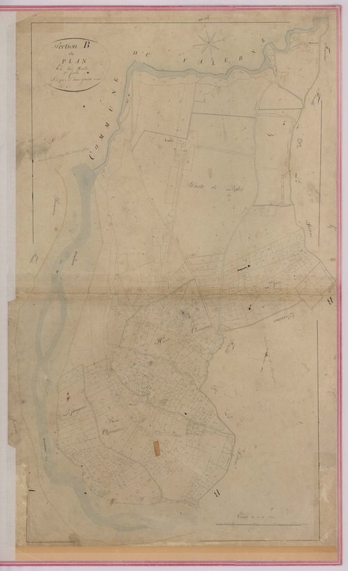 SISTERON - Section B, Le Plan.