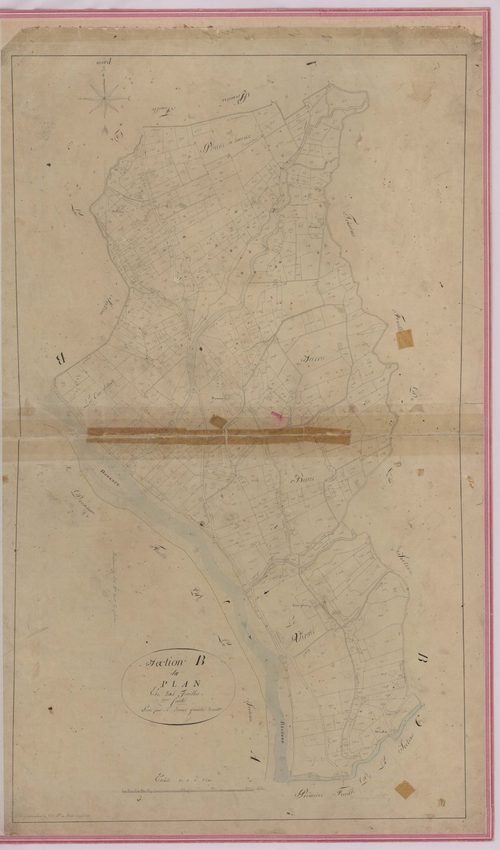 SISTERON - Section B, Le Plan.