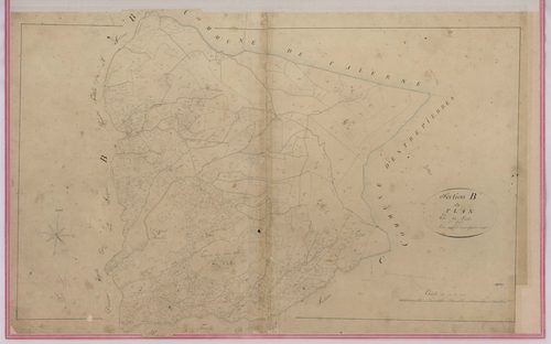 SISTERON - Section B, Le Plan.