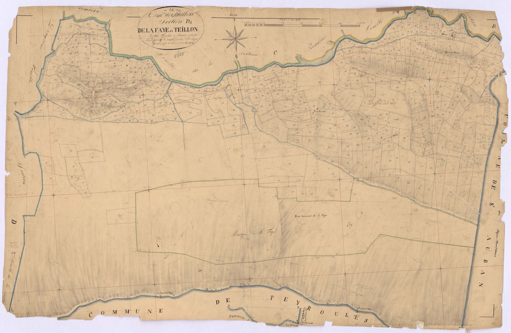 SOLEILHAS - Section D, la Faye Teillon.