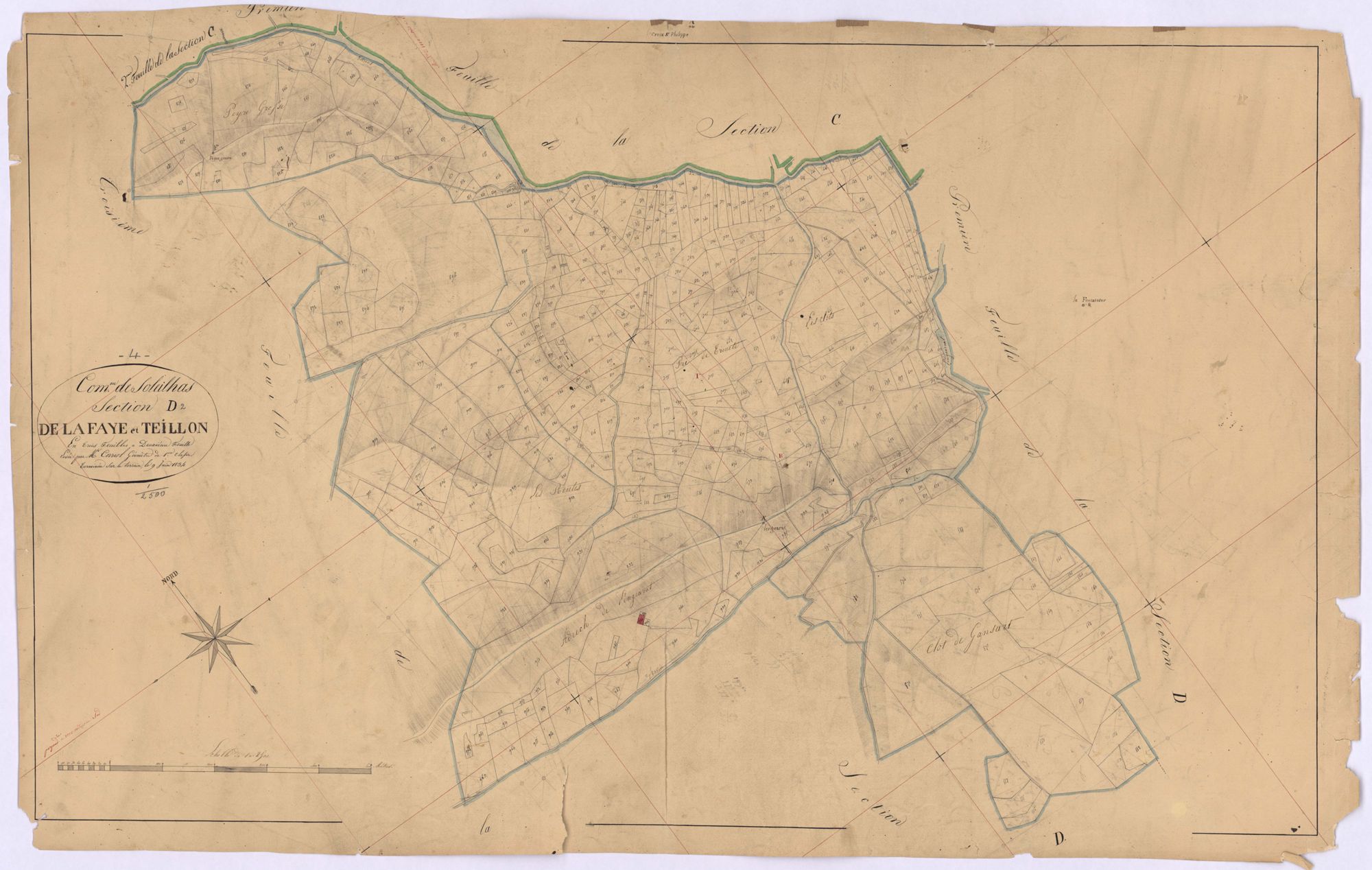 SOLEILHAS - Section D, la Faye Teillon.