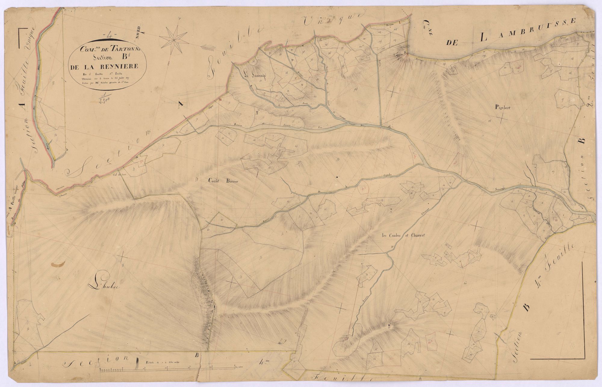 TARTONNE - Section B, la Reyniere.