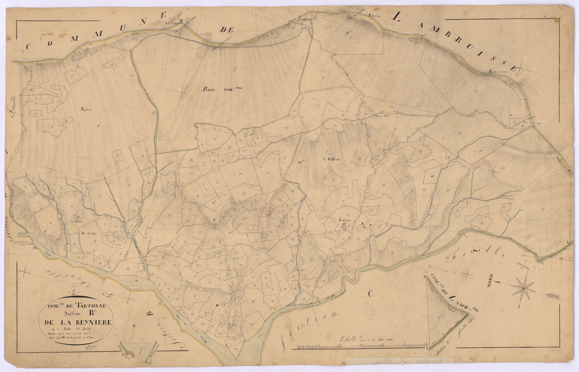 TARTONNE - Section B, la Reyniere.