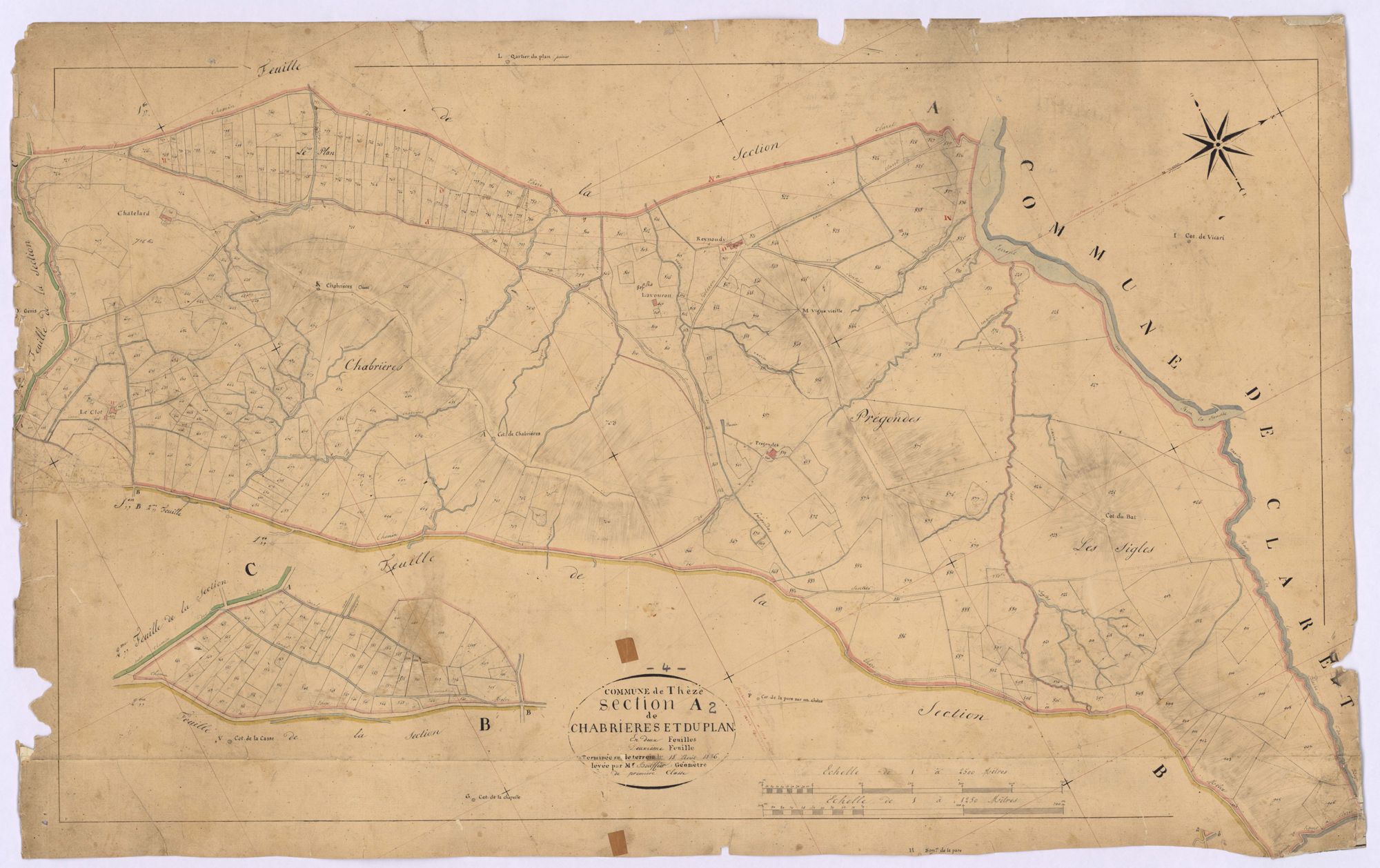 THEZE - Section A, Chabrieres du Plan.