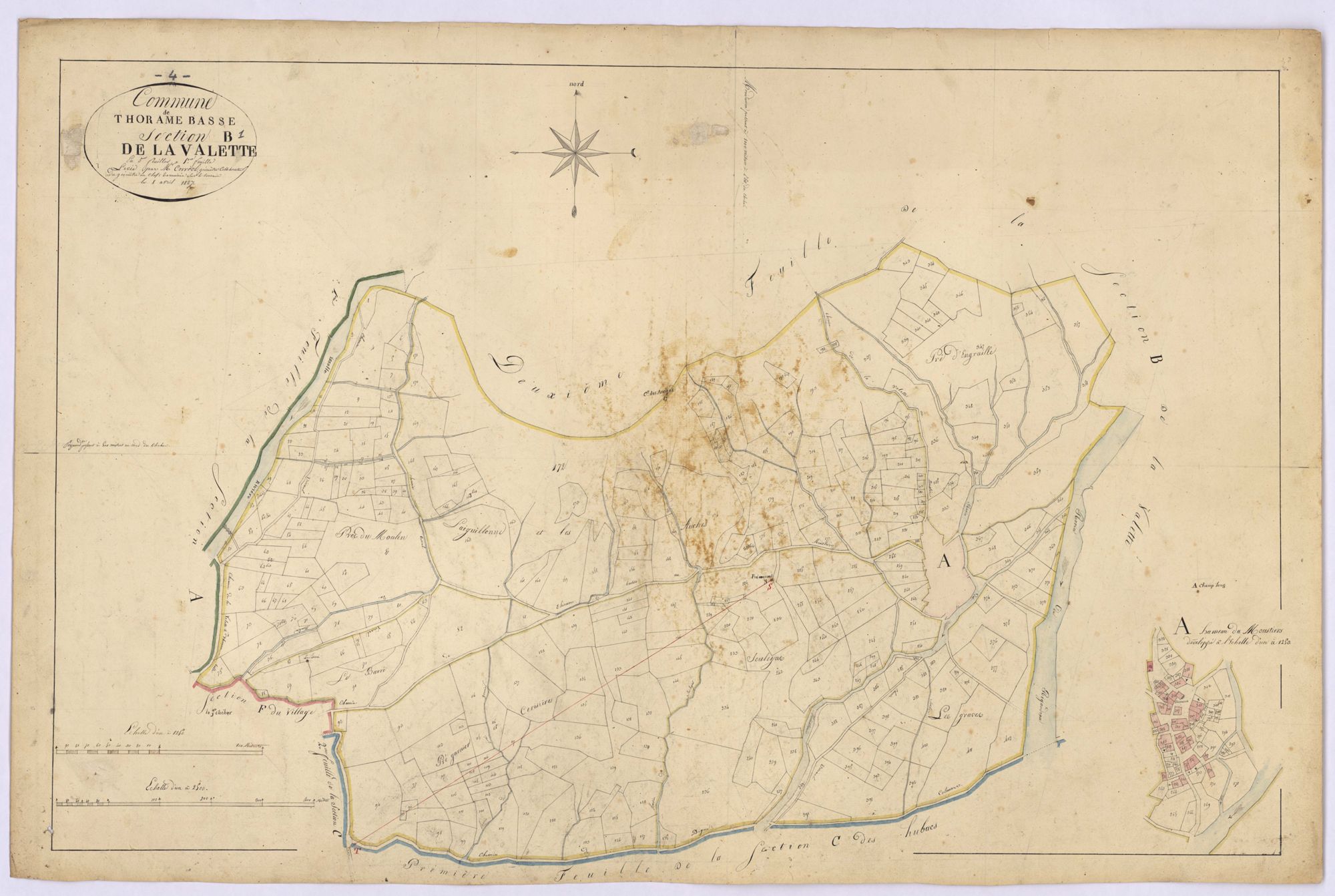 THORAME-BASSE - Section B, la Valette.