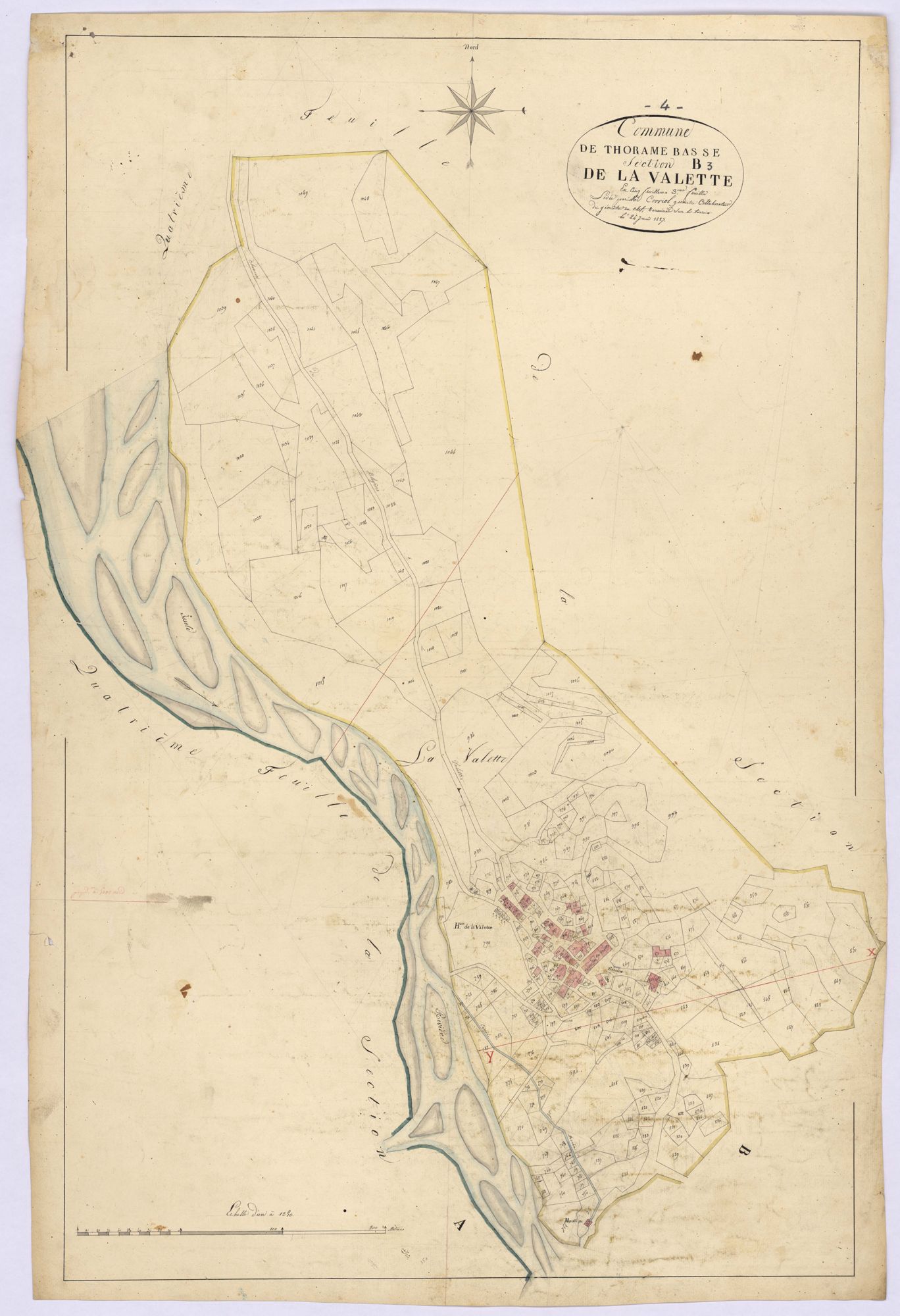THORAME-BASSE - Section B, la Valette.