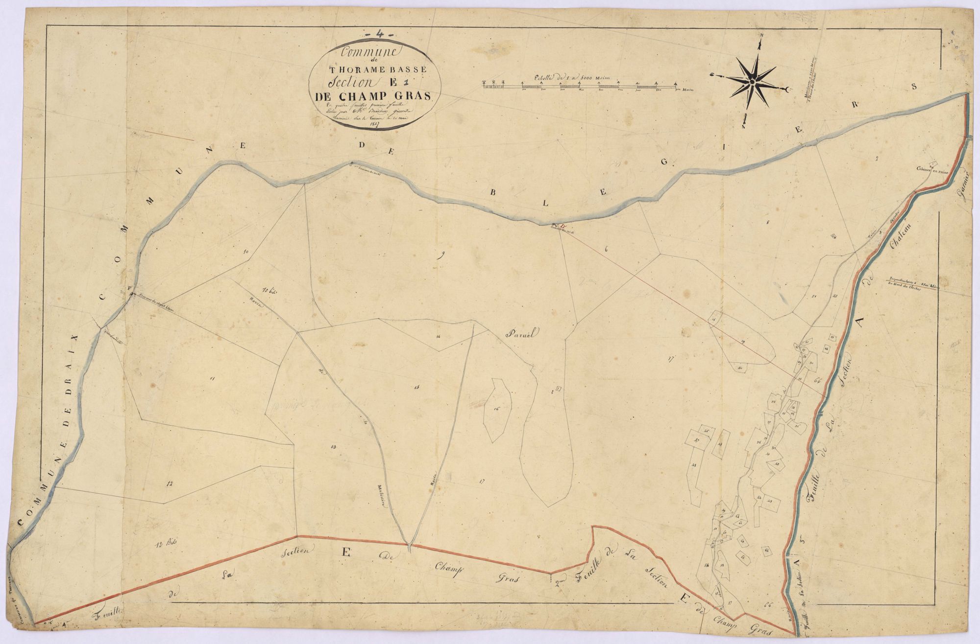 THORAME-BASSE - Section E, Champ-Gras.