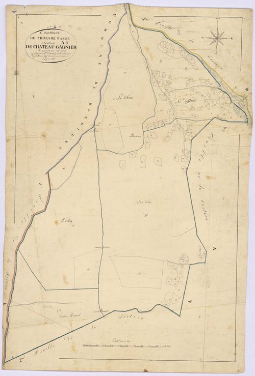 THORAME-BASSE - Section A, Château-Garnier.